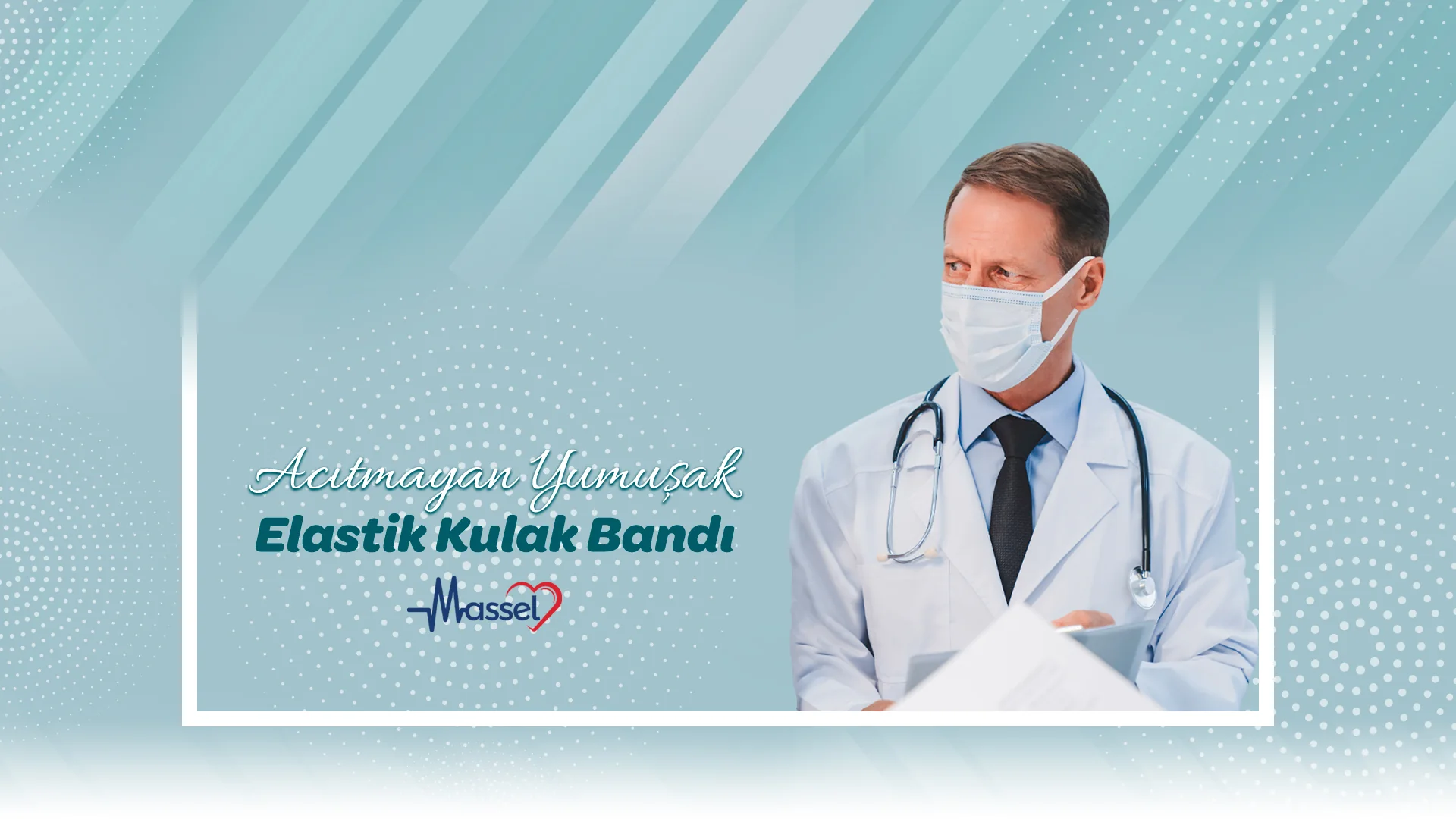 Acıtmayan Yumuşak Elastik Kulak Bandı — Massel
